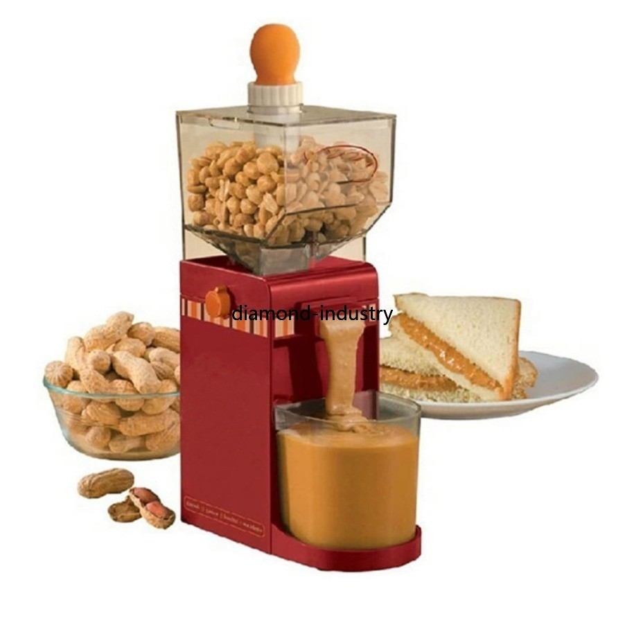 220V Sesame Peanut Butter Maker Nut Grinder Machine Electric Paste Mill