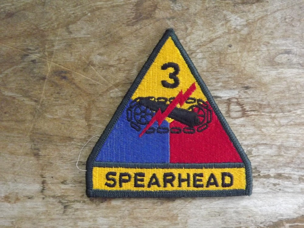 3rd Armored Division Spearhead Patch - INV# C1014