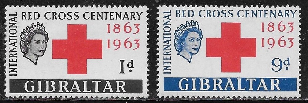 Gibraltar Scott #'s 162 - 163 MH