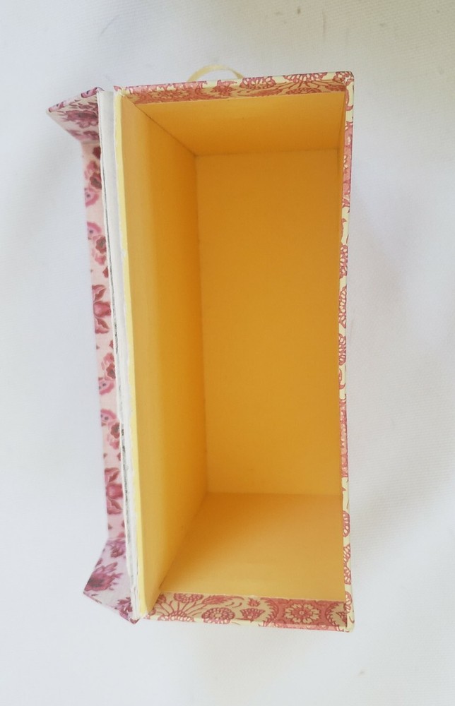 Set of 5 Small Decorative Cardboard Gift Boxes w/Lids, Various Sizes