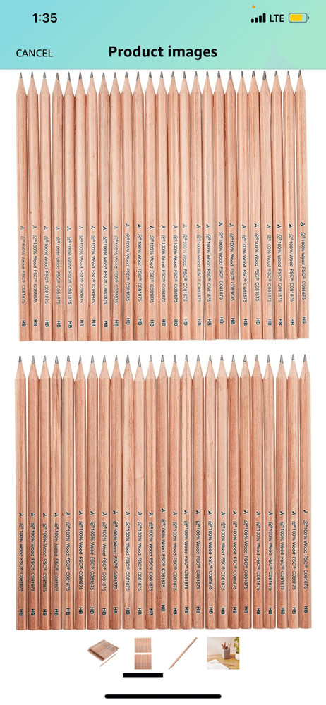 Personalized pencils. 12 packs. Mix and match