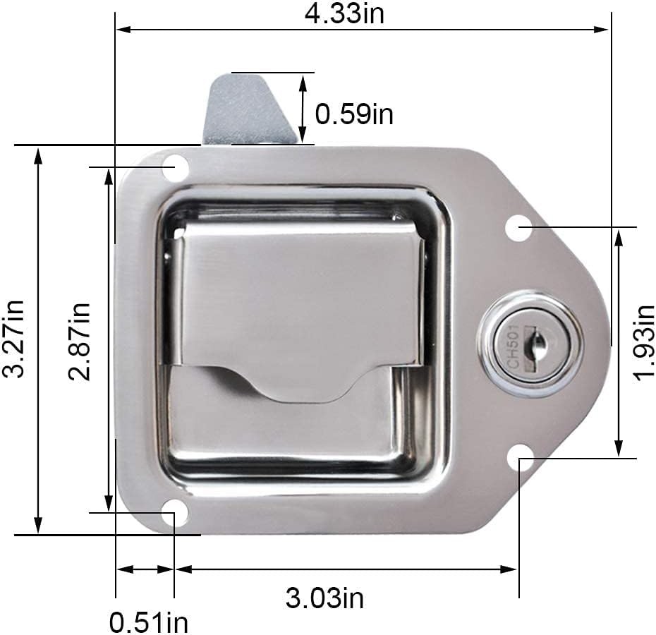 Newace 2 Pack (1 With lock+1 Without lock), 2 Non lock)