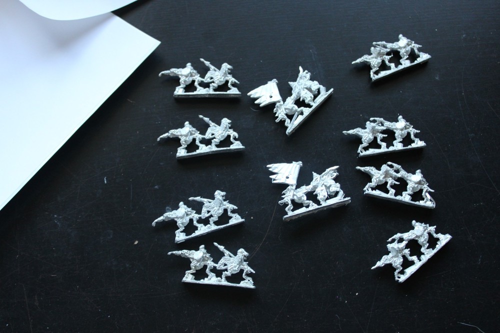 Warmaster: Undead Cavalry Regiment - Skeleton Warrior Lot