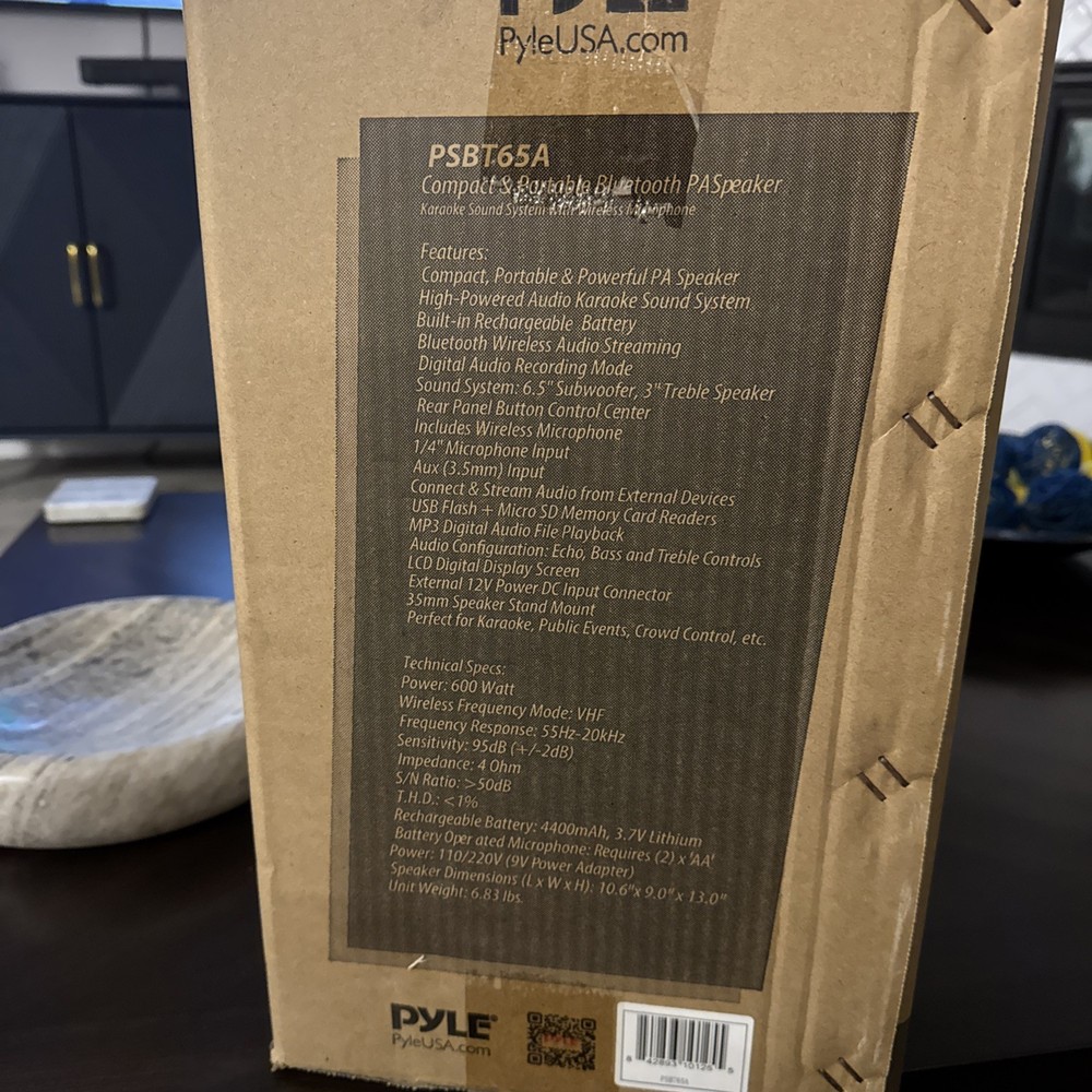 Pyle PSBT65A Compact & Portable Bluetooth PA Speaker