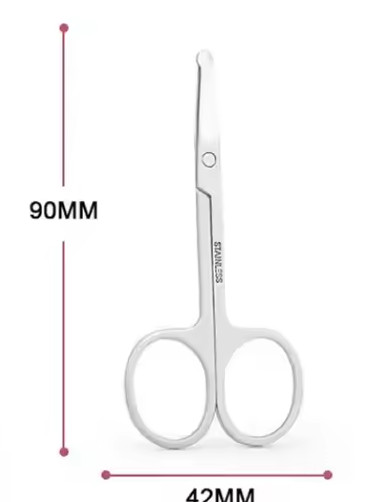 Scissors Rounded Blunt Tipped * Ear, Nose, Eyebrow *Untracked* First Class Mail