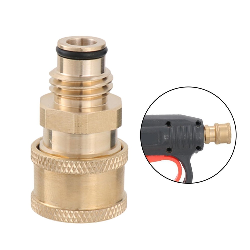 Quick Connect Fitting Pressure Washer Adapter Copper Material M22 M24 Tap