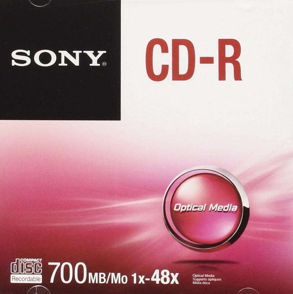 Sony CDQ80SJ CD-R, 48x, Grey