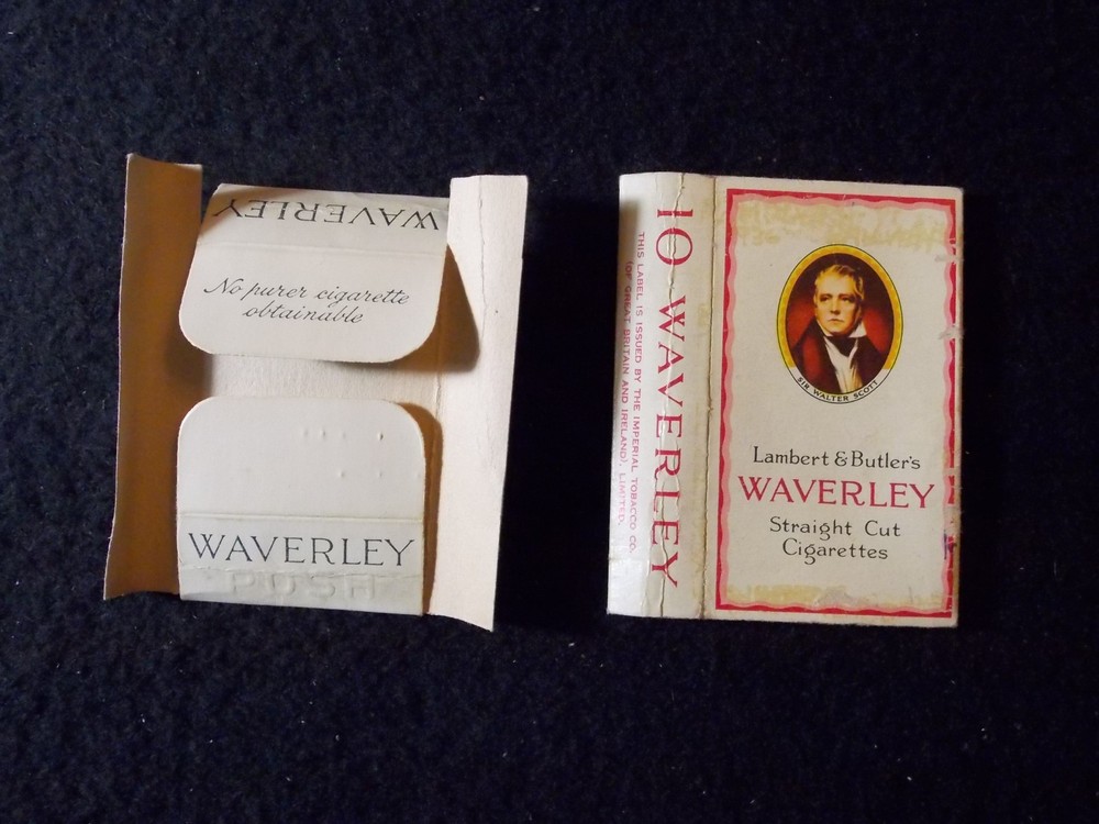 Ex Vintage Lambert & Butler Waverly Empty Cigarette Packet Box