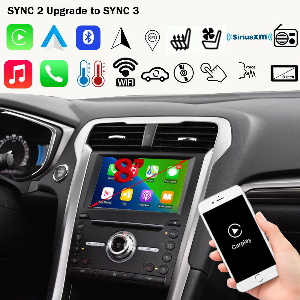 Factory SYNC 2 to SYNC 3 Upgrade Kit 3.4 Fit for Ford Sync3 APIM Module Carplay
