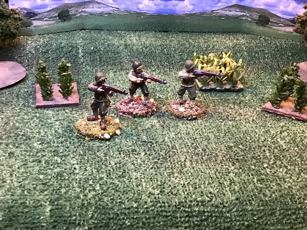 WWII American Riflemen (3) 25mm