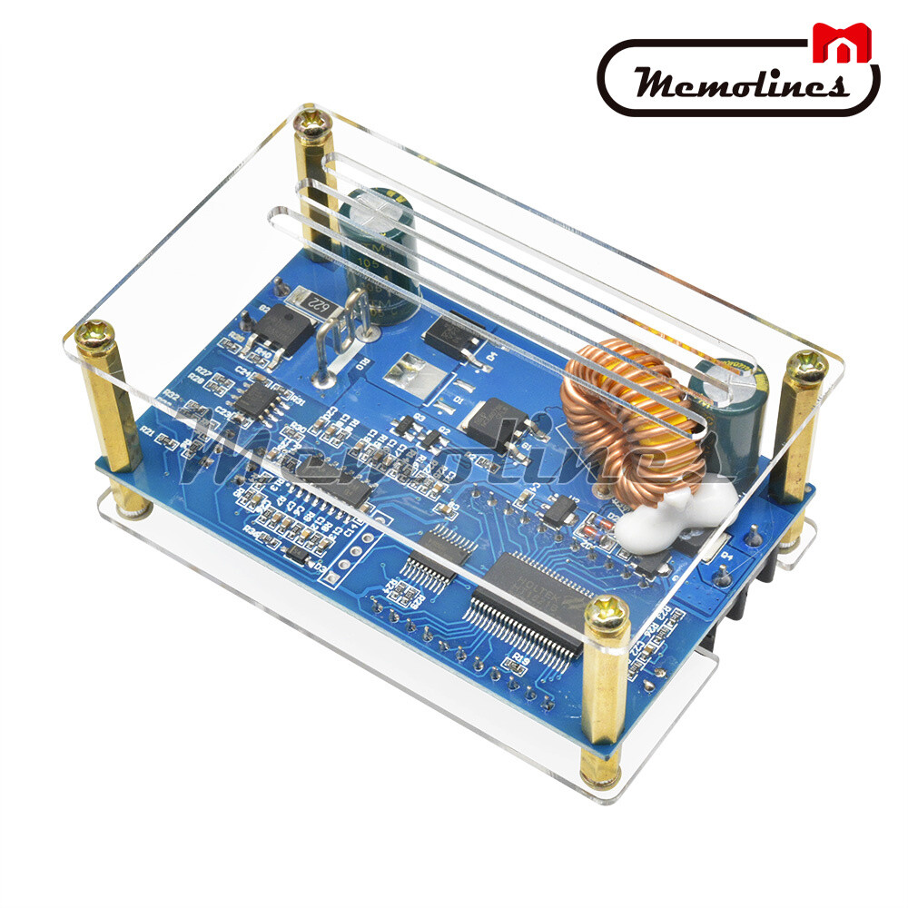 DC-DC 5A Boost Voltage Constant Current Power Supply Module LCD Display w Case