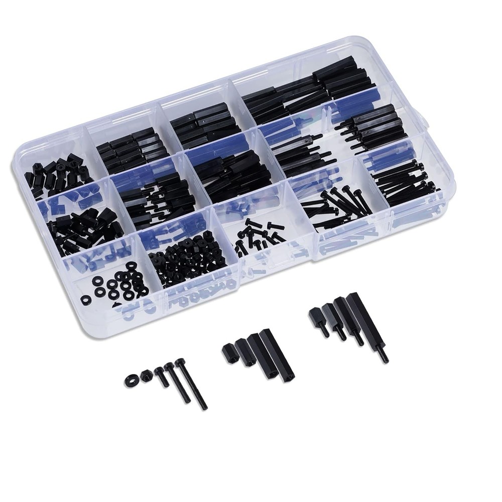 Nylon Hex Spacer Standoff Kit M2 320pcs