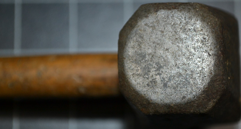 HUBBARD - 3# - HAND DRILLING HAMMER - ALL ORIGINAL