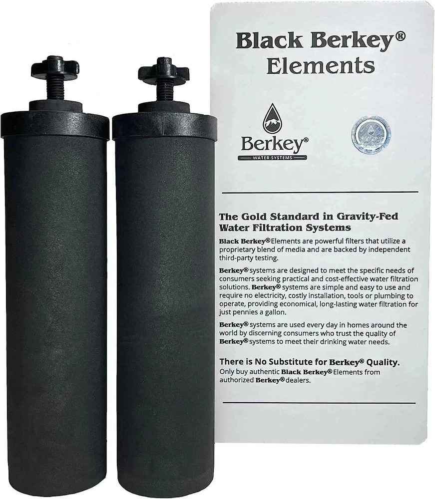 Berkey Authentic Black BB9-2 Water replacement Filters For Berkey Water System
