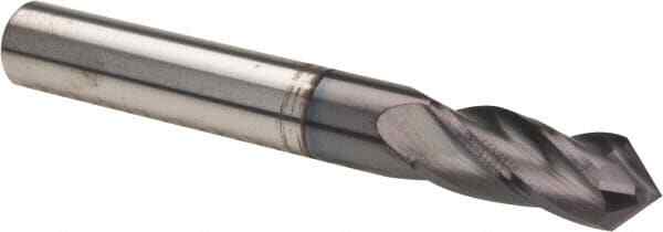Melin Tool 5/16" Diam, 13/16" LOC, 4 Flute, 90? Point Angle, Solid Carbide Dr...