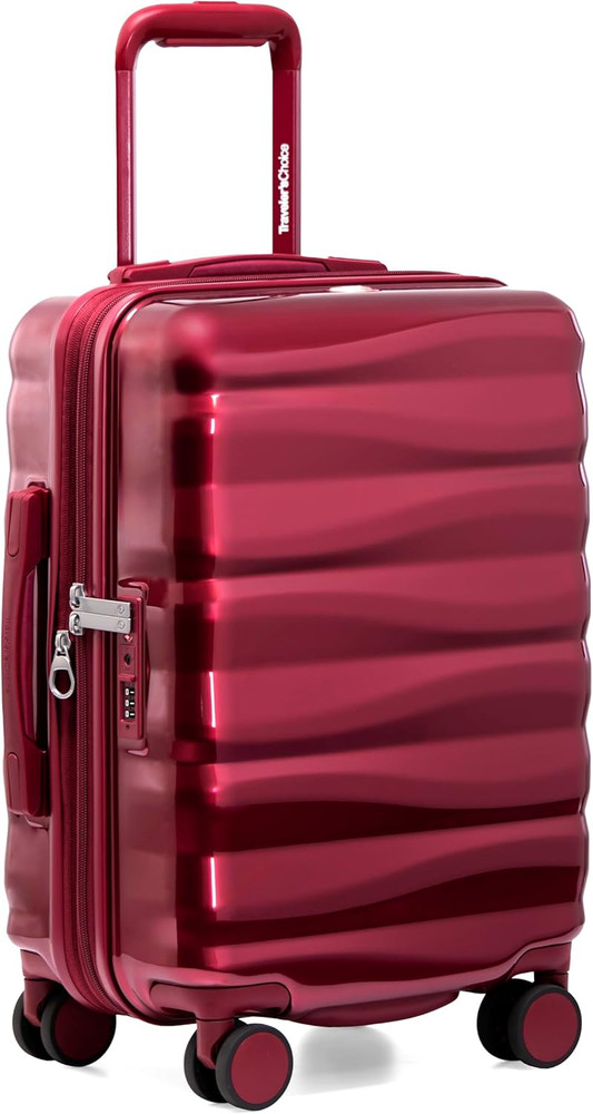 Edinburgh II Hardside Spinner Luggage, TSA Lock, Red, 21" Carry-On