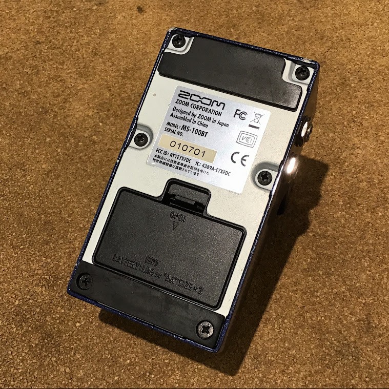 Zoom MS-100BT Guitar Multi-Effects Pedal Bluetooth Used