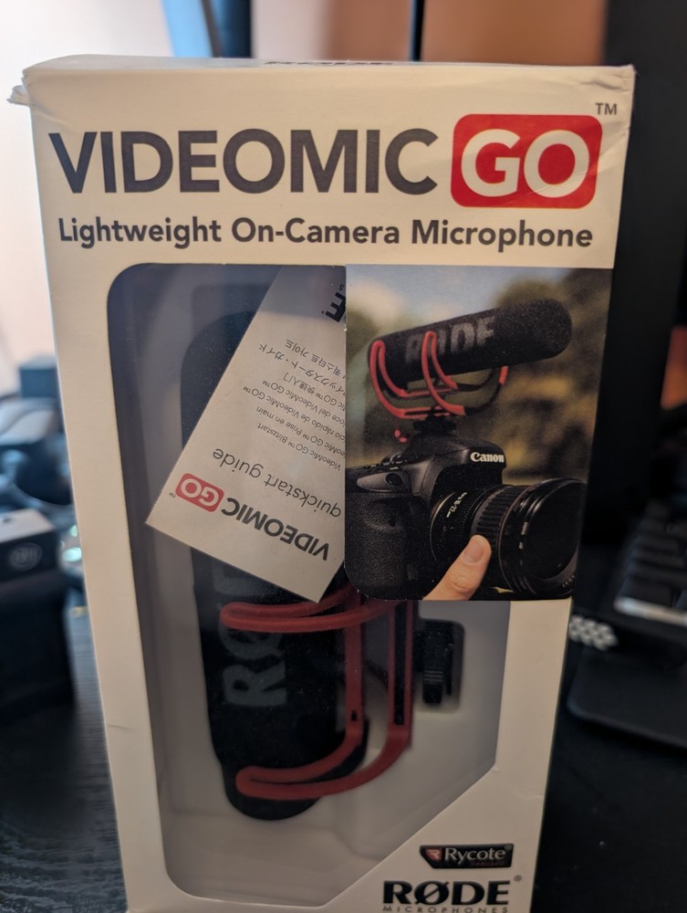 Rode VideoMic GO Lightweight On Camera Microphone