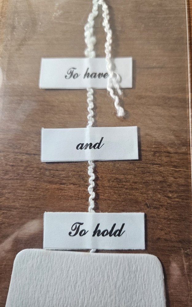 Creative Imagination Quilling Quirks Heart Strings Wedding 2 Have & 2 Hold