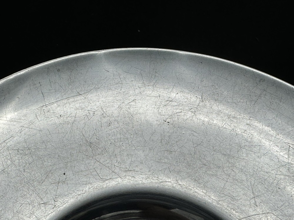 Vintage Solid Sterling Silver Coffee Tea Saucer, 5 1/2", 93 grams
