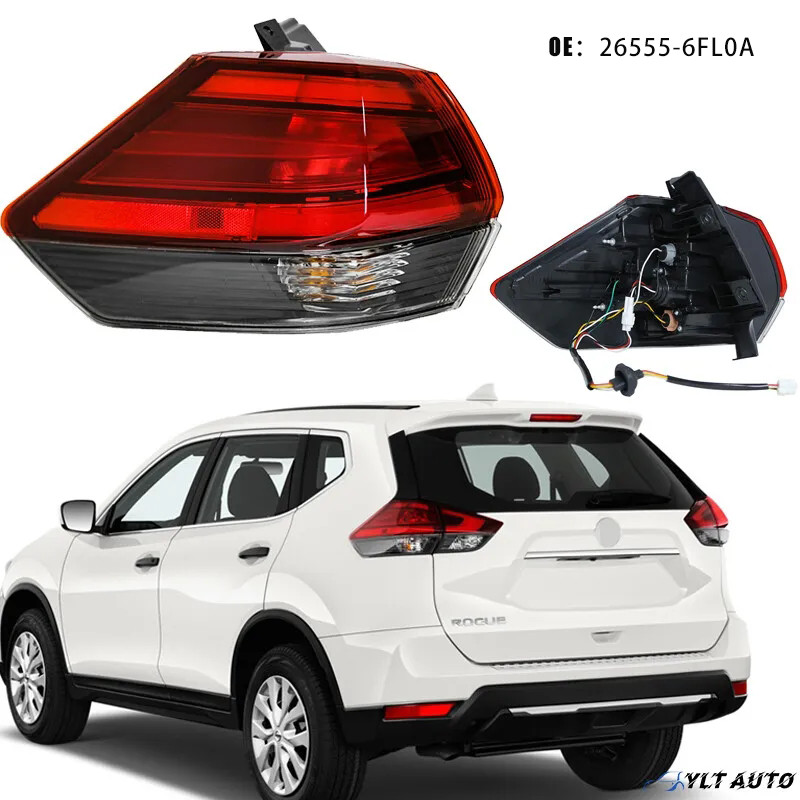 Tail Light Assembly For Nissan Rogue 2017-2019 Rear Outer Lamp Left Driver Side