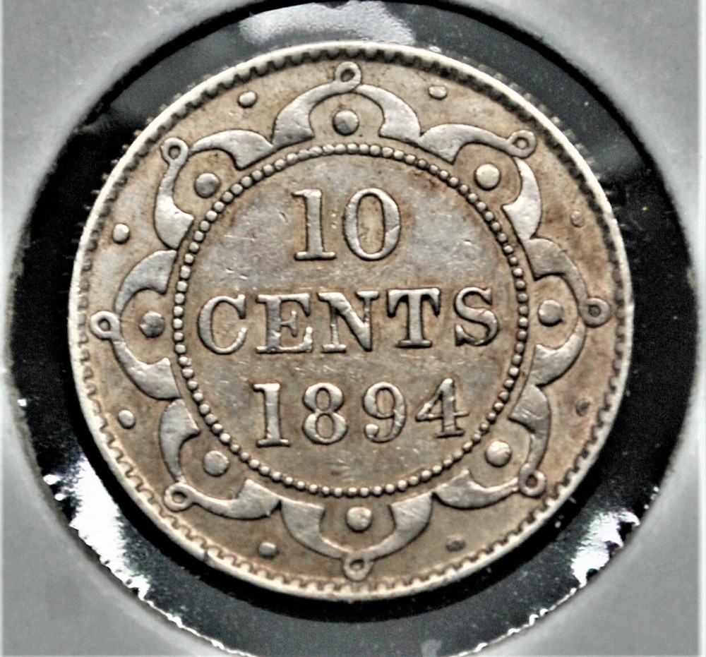 1894 Newfoundland 10 cents