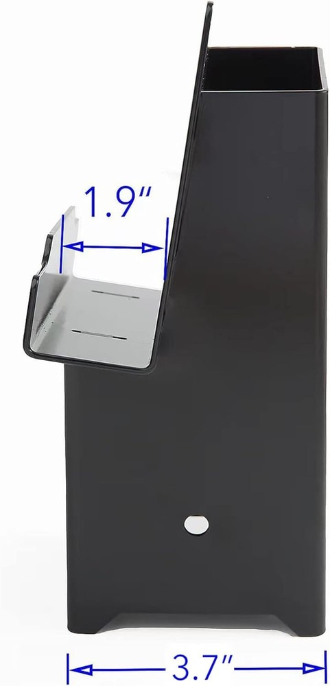 Heavy-Duty Black Brackets for Observation Decks
