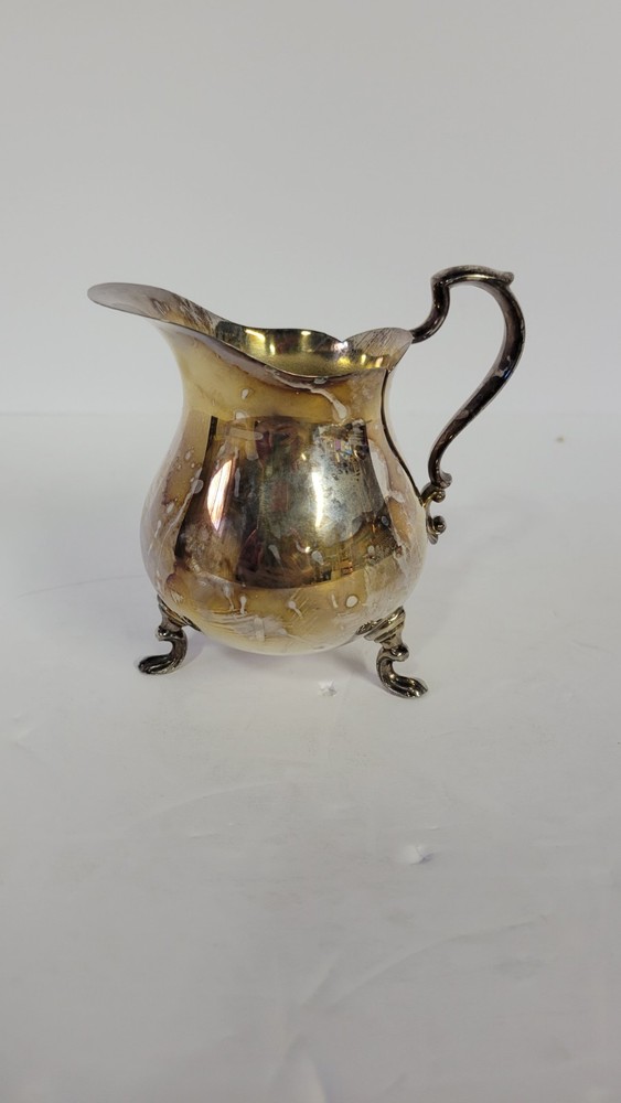 Towle EP Footed Silverplate Creamer Pitcher Container - Marked 43314