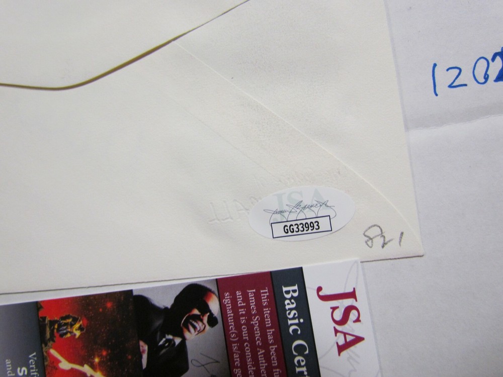 Mike Weir Signed First Day Cover Envelope JSA (2)
