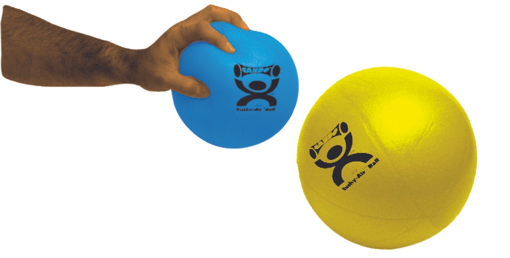 CanDo Cushy-Air Hand Ball - Black - 10" (25 cm)