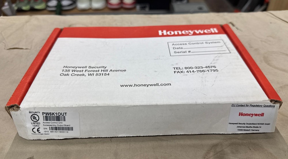 Honeywell Access Systems PW6K1OUT