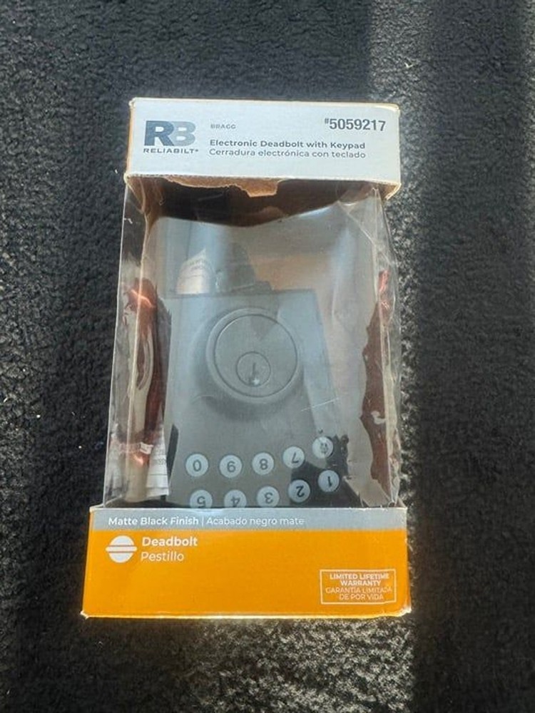 RELIABILT Bragg Electronic Deadbolt with Keypad