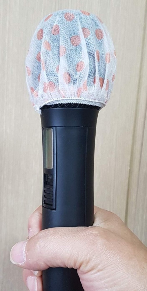 100 PCS (50 Pack) Microphone Covers Disposable Grill SMALL