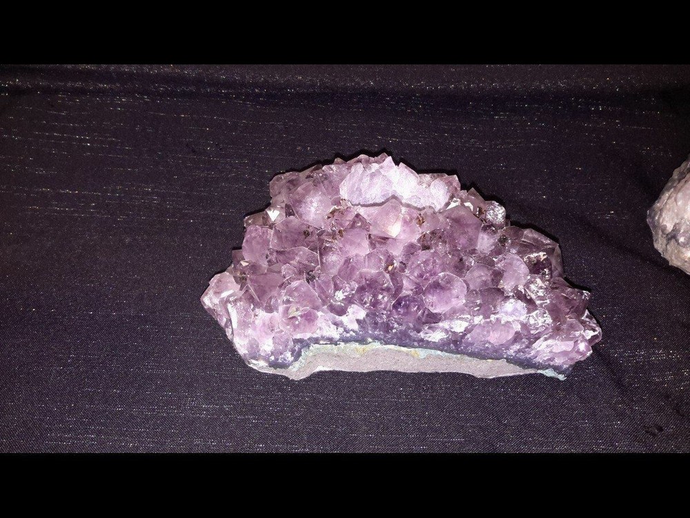 Amethyst Crystal Cluster Tea Light Candle Holder
