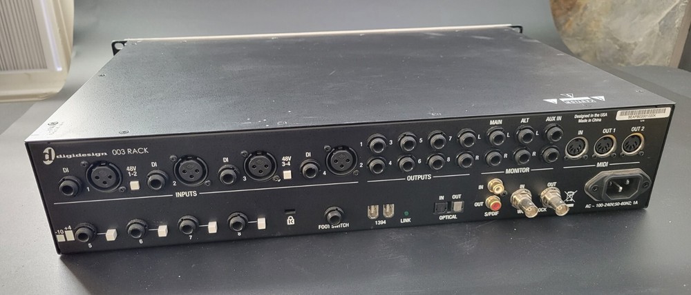 Avid Digidesign 003 Rack Factory Analog Recording Workstation Interface