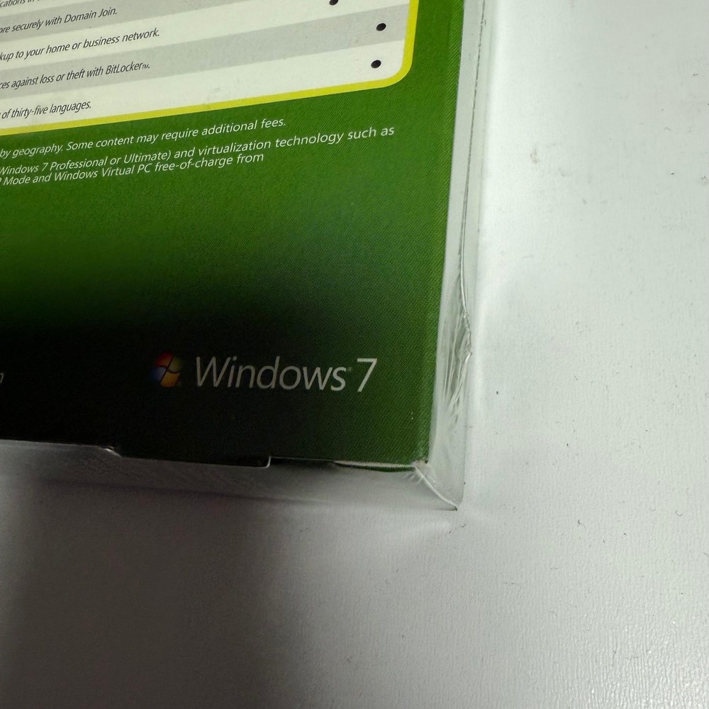 Microsoft Windows 7 Home Premium Upgrade 32 & 64 Bit DVD