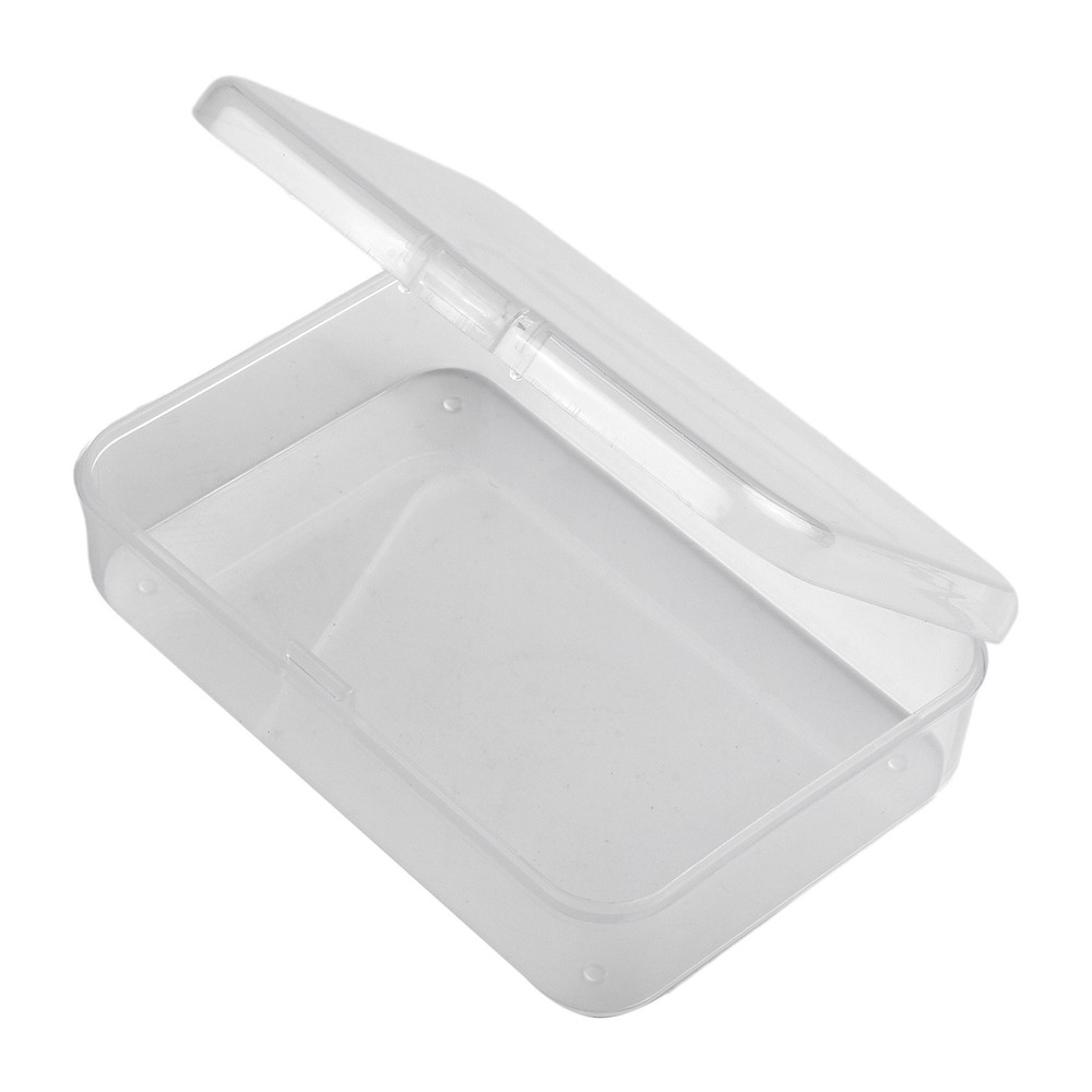 Plastic Box Rectangle Keeper Transparent Crafts Organizer 5pcs Storage
