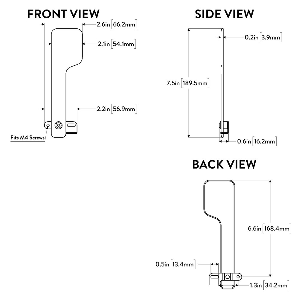 Architectural Mailboxes Galvanized Steel Mailbox Flag Replacement Kit, Red