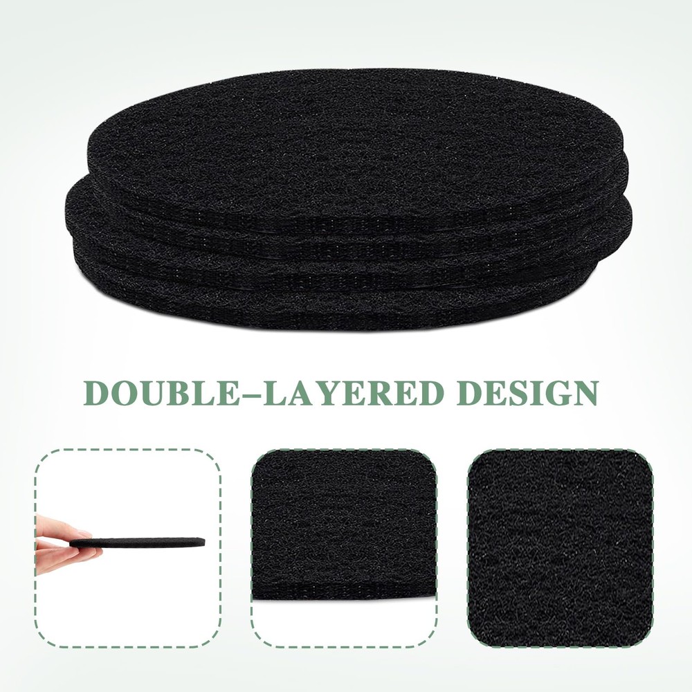 for Kitchen Compost Bin - 12 Pack Activated Carbon for Countertop Bin Pail , ...