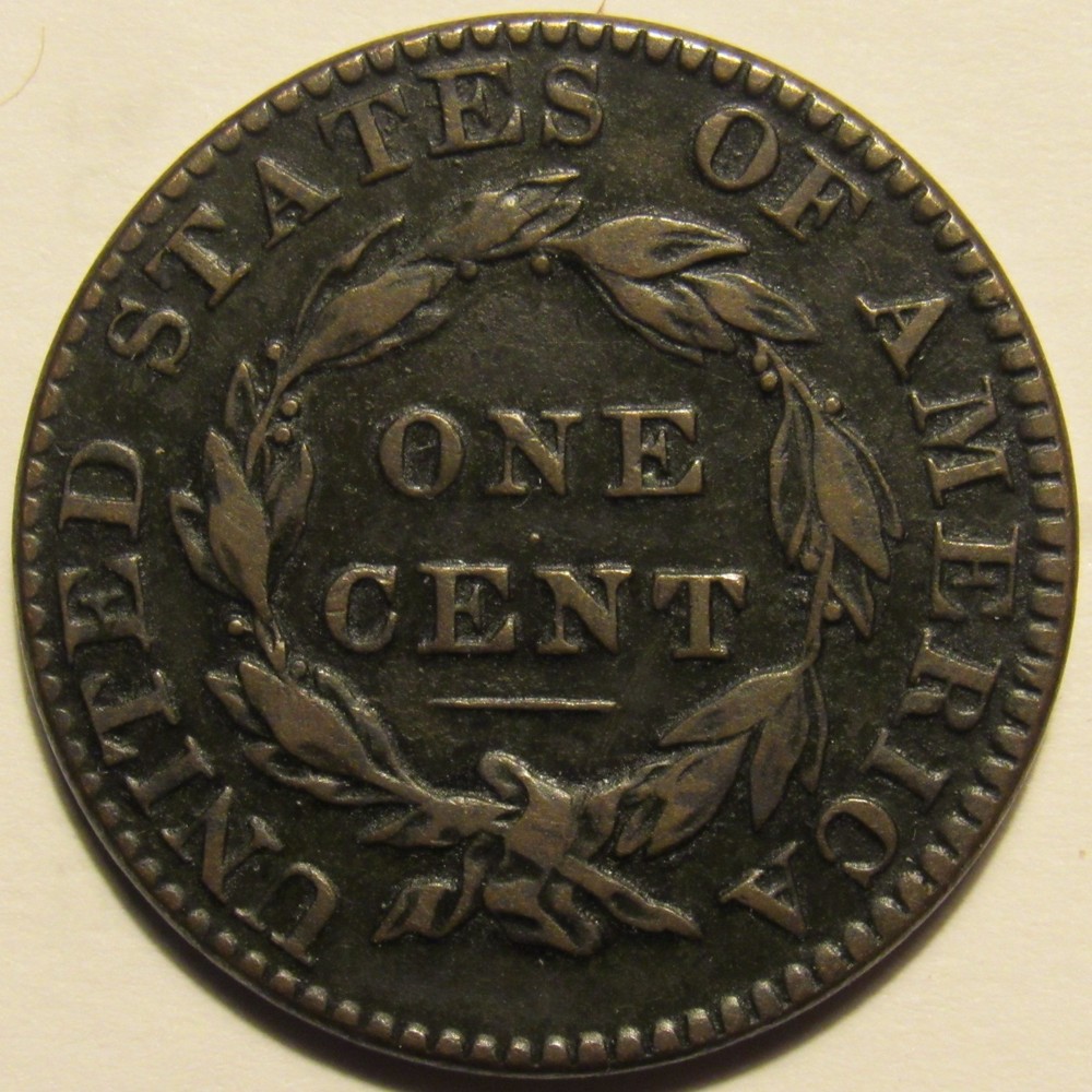 1822 CORONET LARGE CENT, N-11, VF ~ CHOICE ORIGINAL EXAMPLE WITH BOLD FEATURES