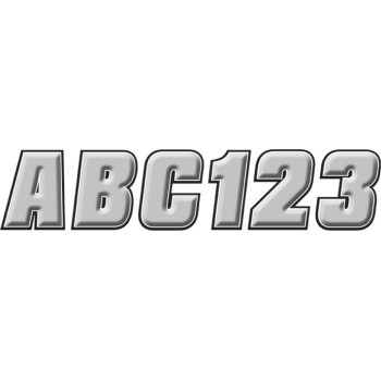 Sticker Kit - 2" - Silver/Black