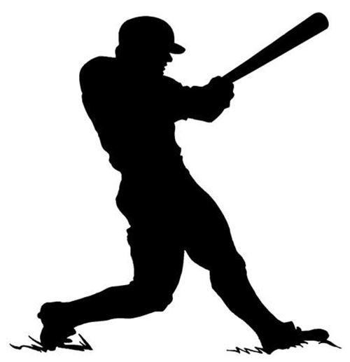 Baseball batter  -  Stencil 10 mil -  Reusable Patterns