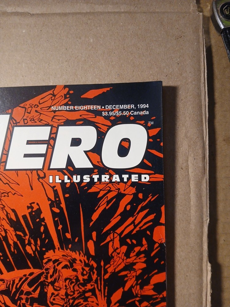 Hero Illustrated Issue 18 Dec 94 Frank Miller cover unbagged