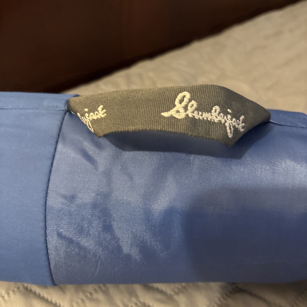Slumberjack Cooling Sleeping Bag Liner NEW (80x34) Blue Rectangular Summer