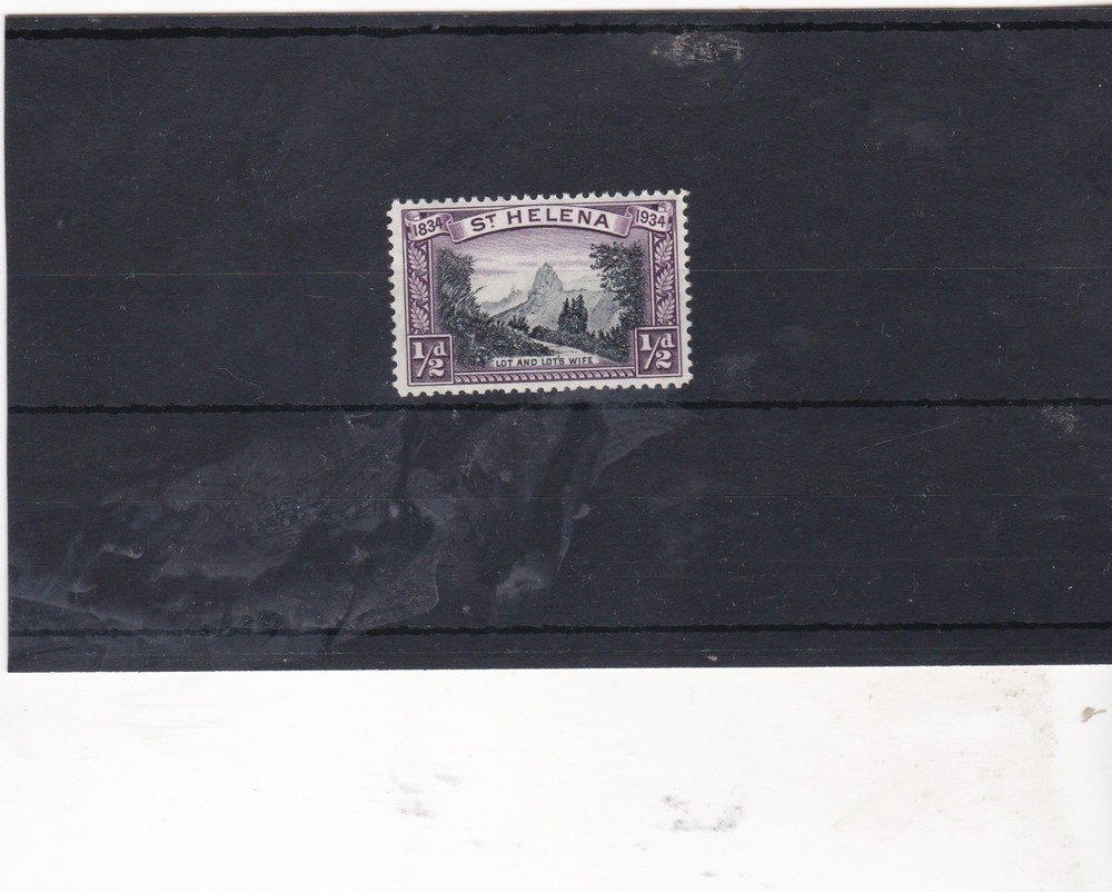 St Helena - British colonisation, centenary - MH 0.5d stamp 1934