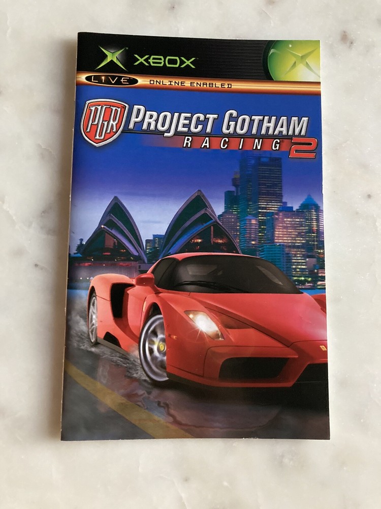 Project Gotham Racing 2  |  Xbox  |  Manual