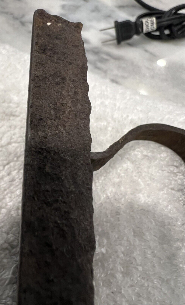 Antique Cast Iron Primitive Iron Wrought Iron Ironing Tool Fire Pit Iron OLD