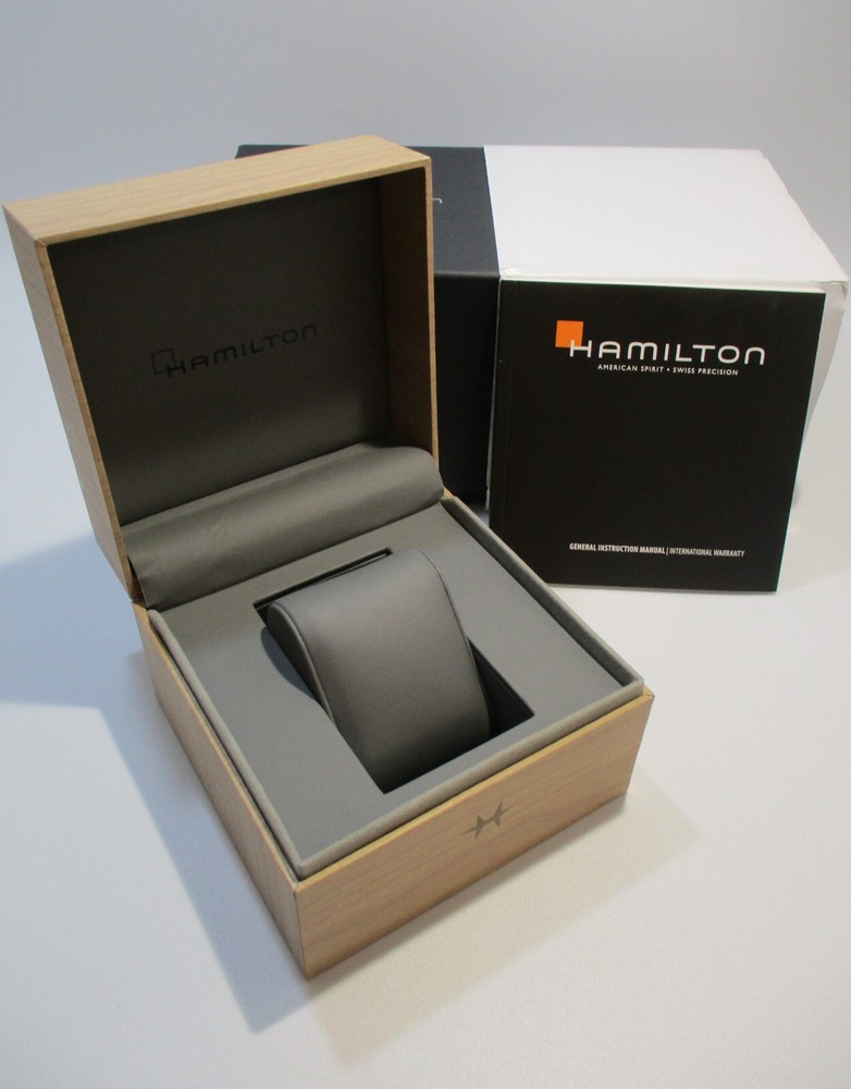 HAMILTON Box Set + 2018 Automatic & Quartz Watch & Chronograph Instructions Book