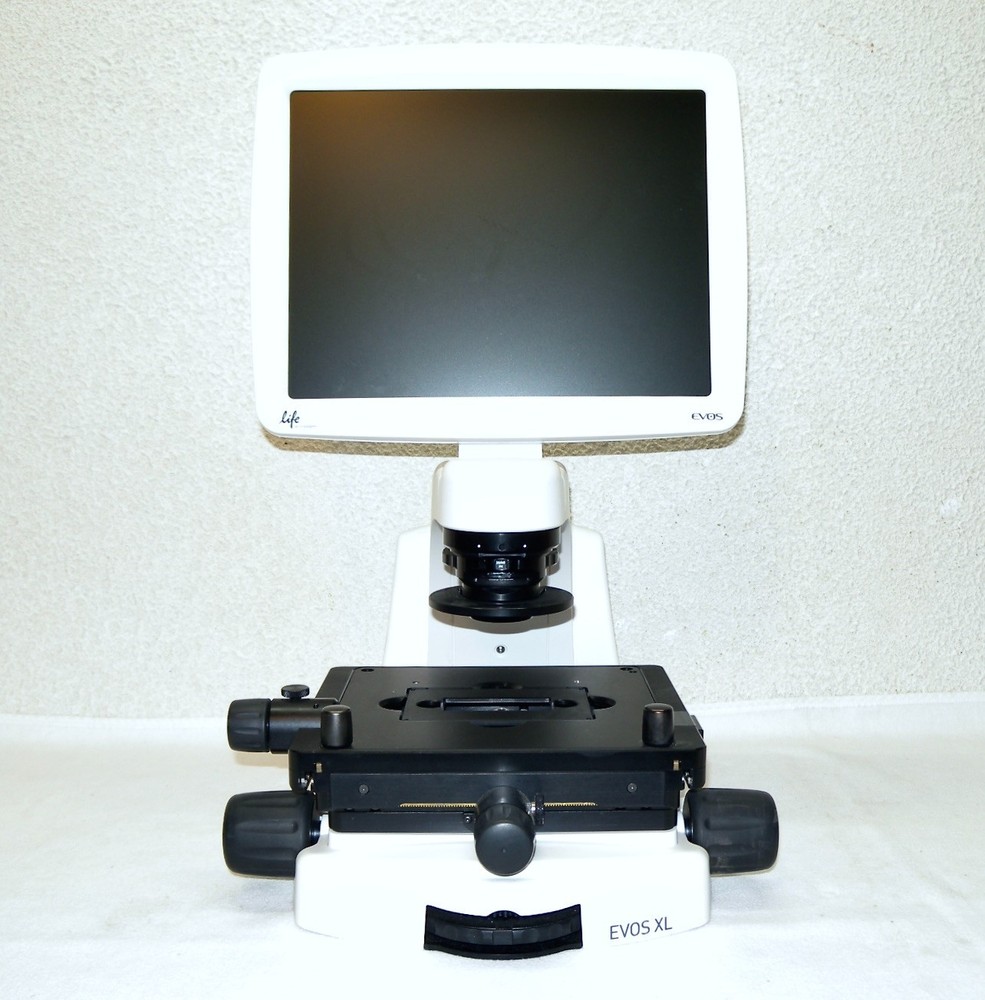 LIFE TECHNOLOGIES EVOS XL IMAGING SYSTEM MICROSCOPE WITH 10x, 40x & 100x