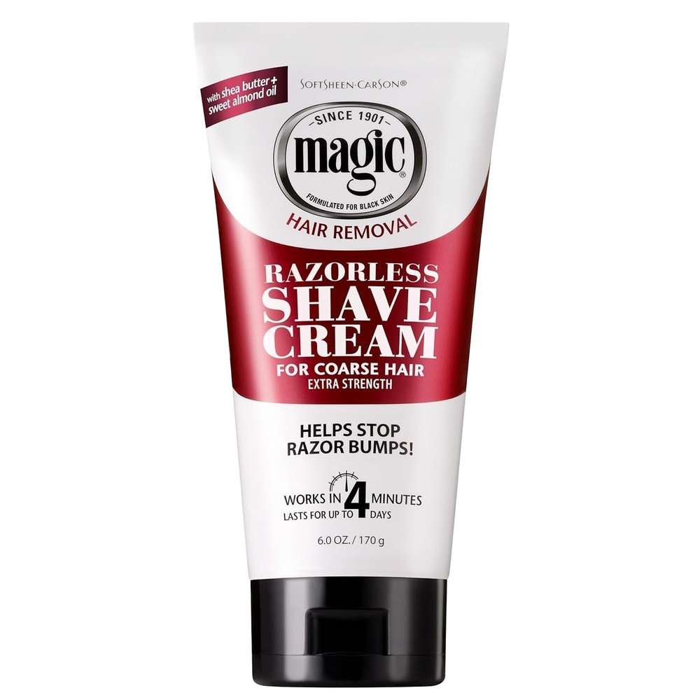 Magic Carson Smooth Razorless Shaving Cream 6 oz
